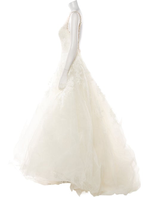 Pronovias Bateau Neckline Wedding Dress