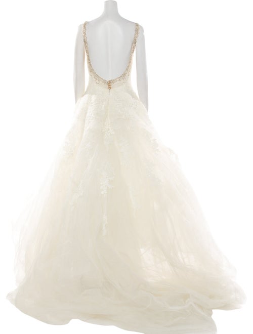 Pronovias Bateau Neckline Wedding Dress
