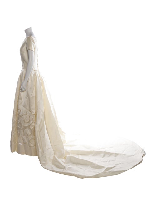 Pronovias Bateau Neckline Long Dress