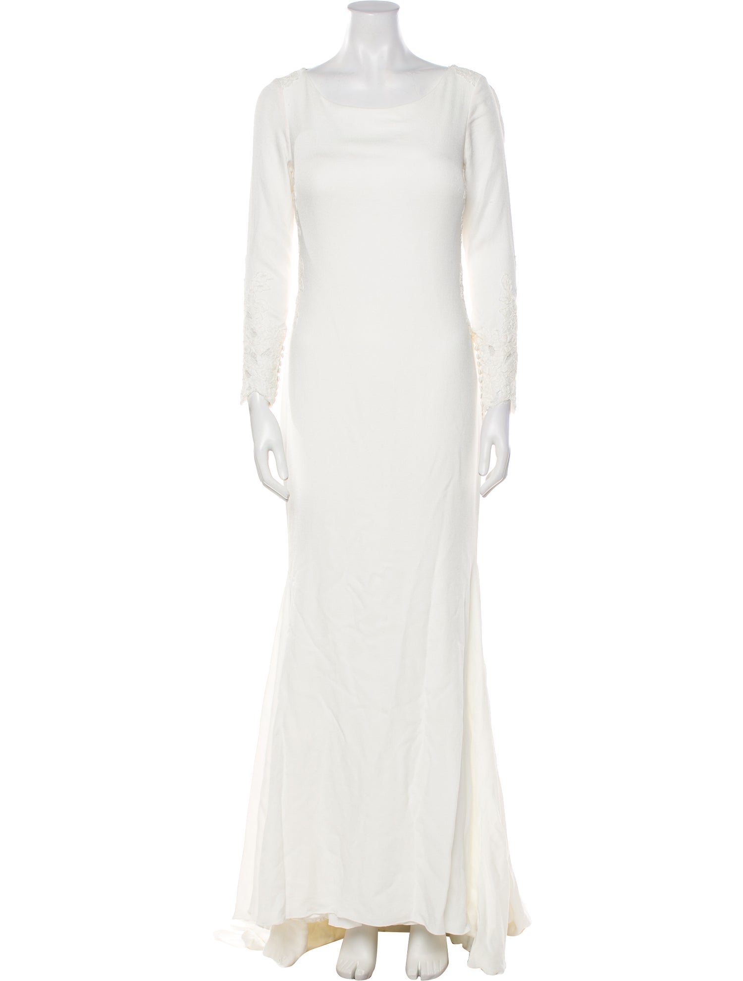 Pronovias Bateau Neckline Long Dress