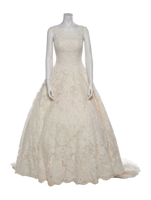 Pronovias Lace Long Dress
