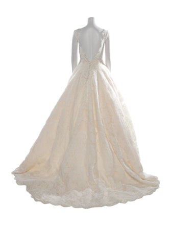 Pronovias Lace Long Dress