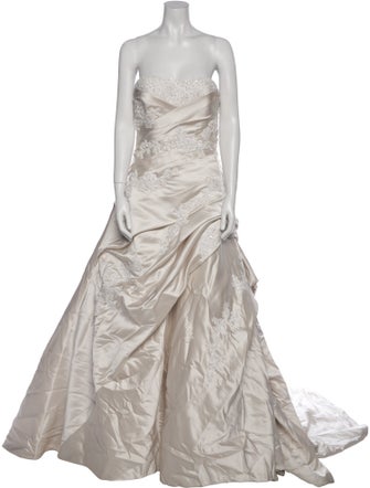 Pronovias Nylon Long Dress