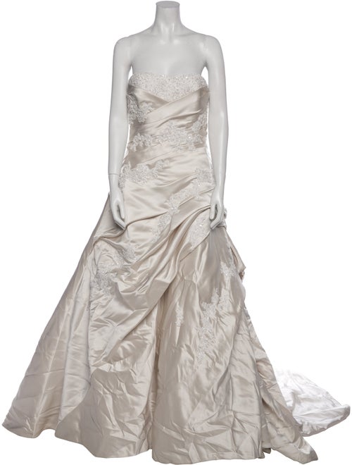 Pronovias Nylon Long Dress