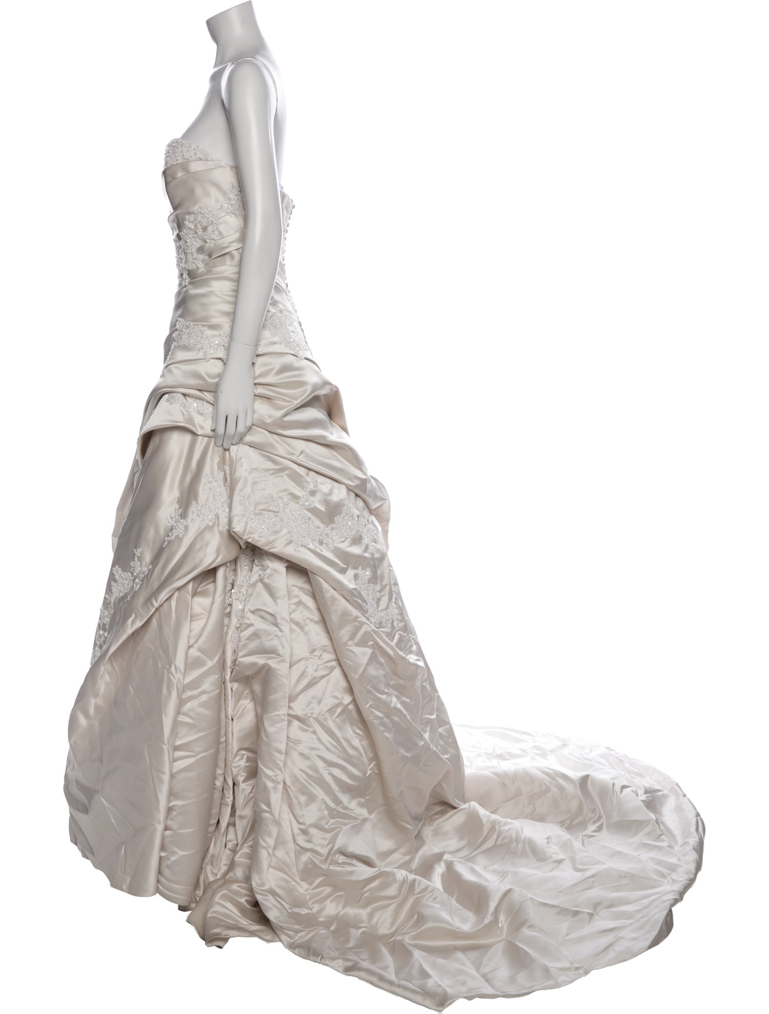 Pronovias Nylon Long Dress