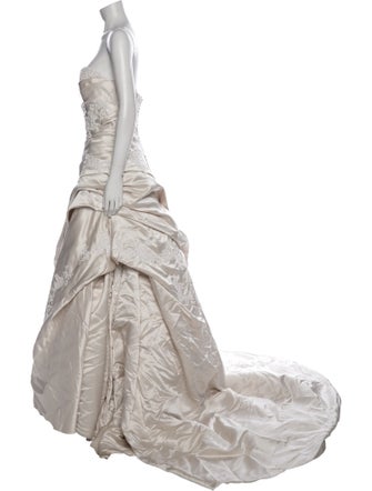 Pronovias Nylon Long Dress