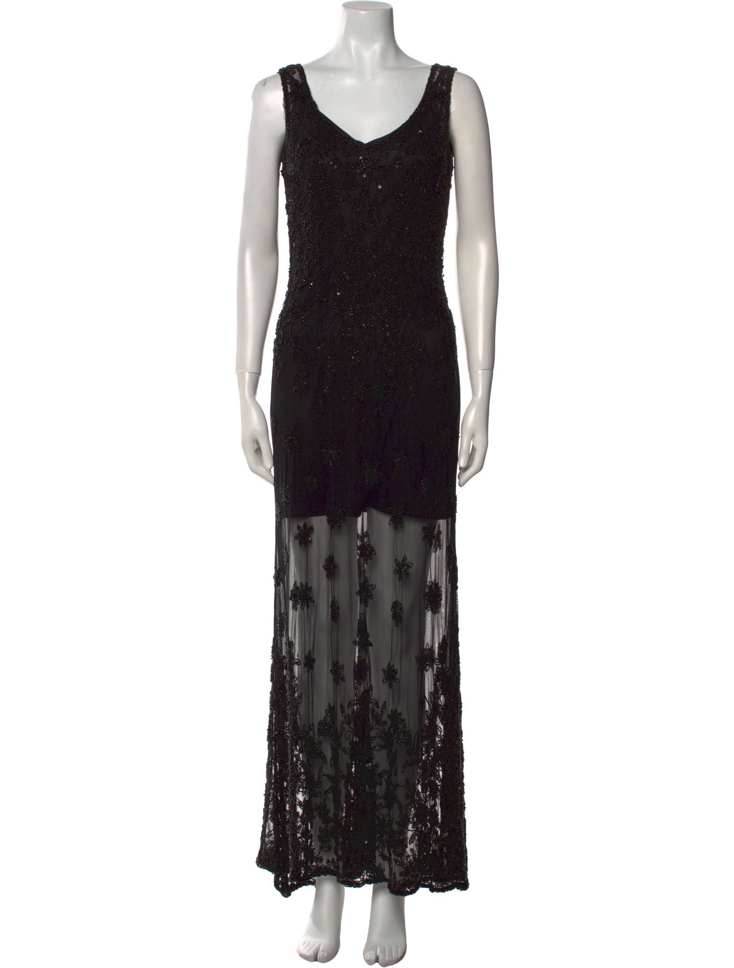 Pronovias Printed Long Dress