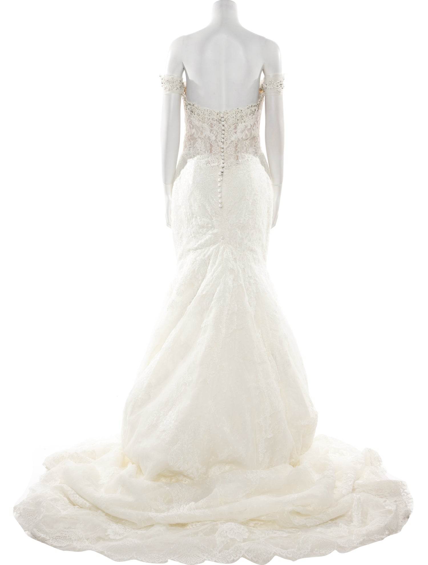 Pronovias Patterned Long Dress