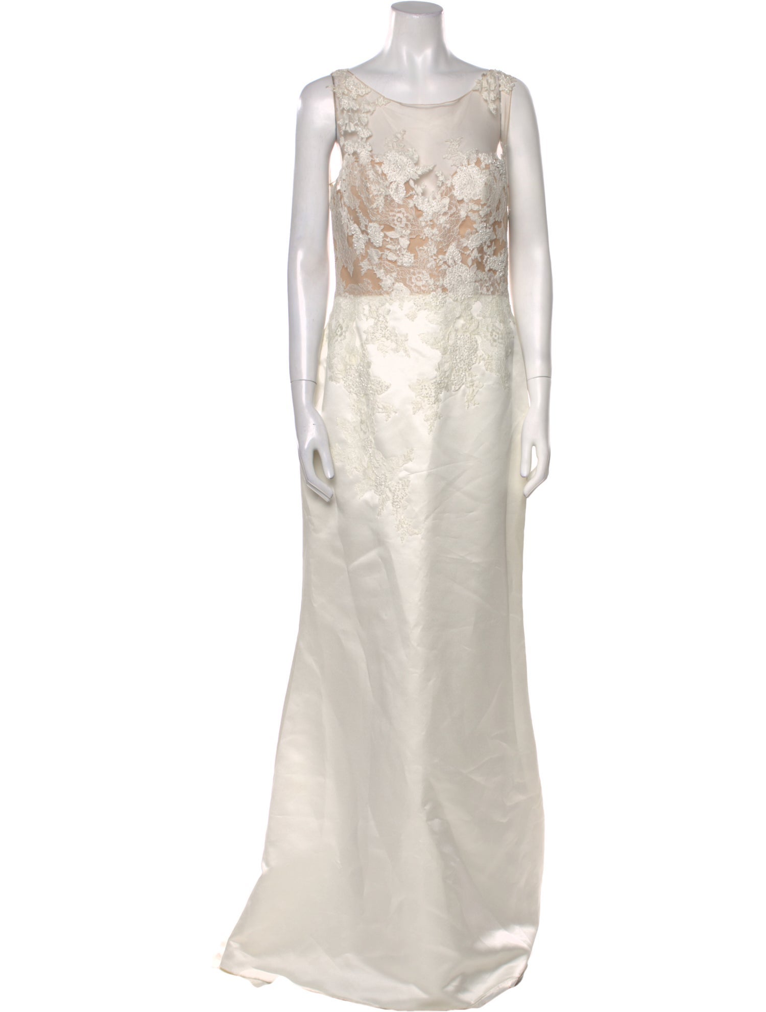 Pronovias Satin Long Dress