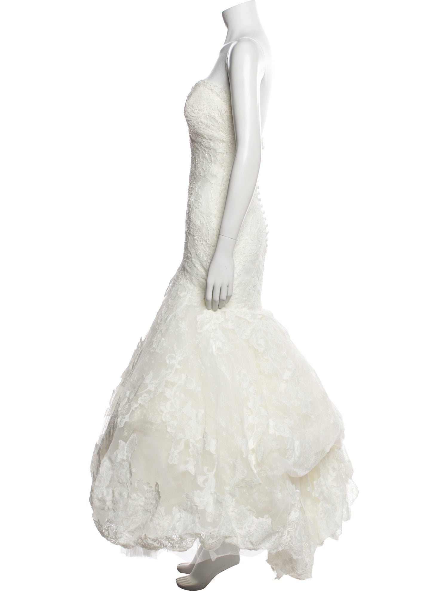 Pronovias Strapless Long Dress