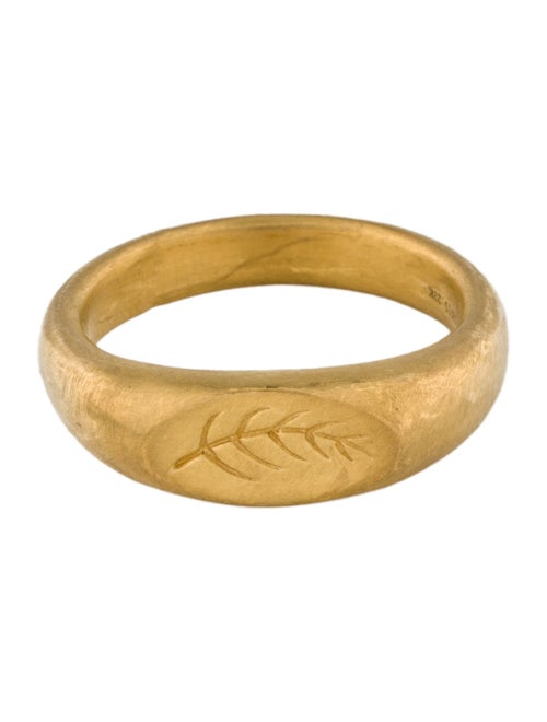 Prounis 22K Palm Branch Ring