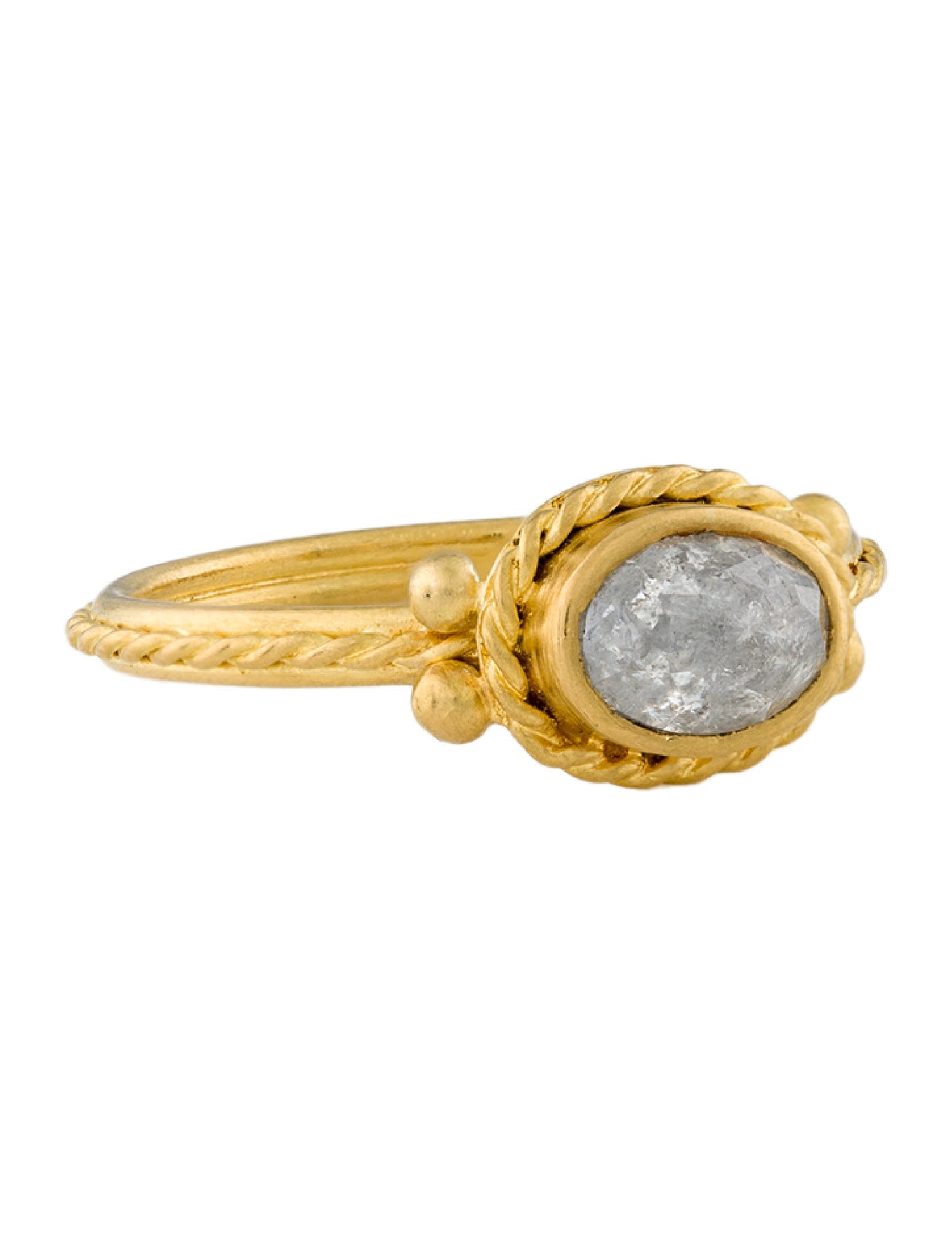 Prounis 22K Diamond Chorda Ring