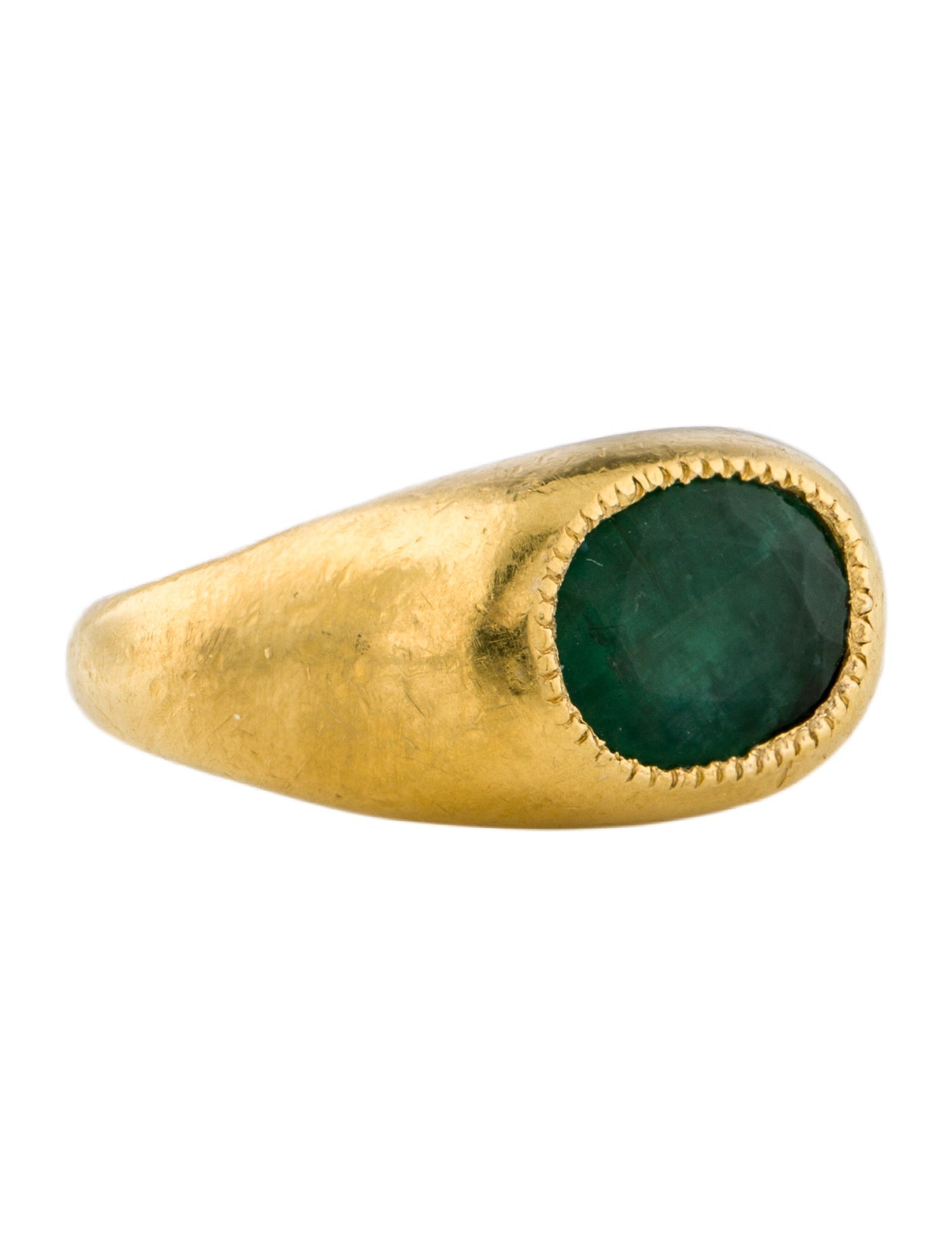 Prounis The RealReal x Prounis 22K Emerald Roz Cocktail Ring