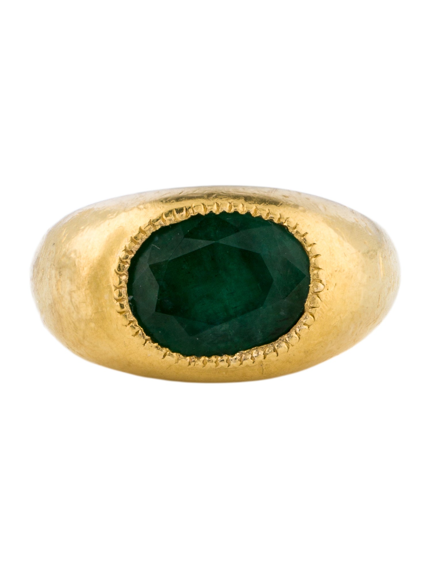 Prounis The RealReal x Prounis 22K Emerald Roz Cocktail Ring