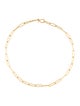 Prounis 22K Paperclip Link Chain Necklace