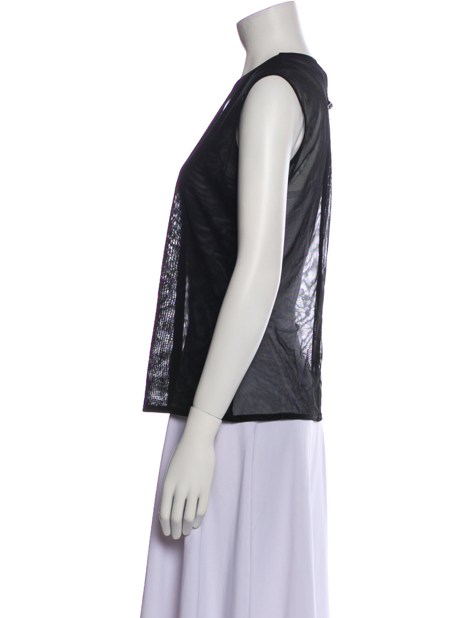 Marie Saint Pierre V-Neck Sleeveless Top