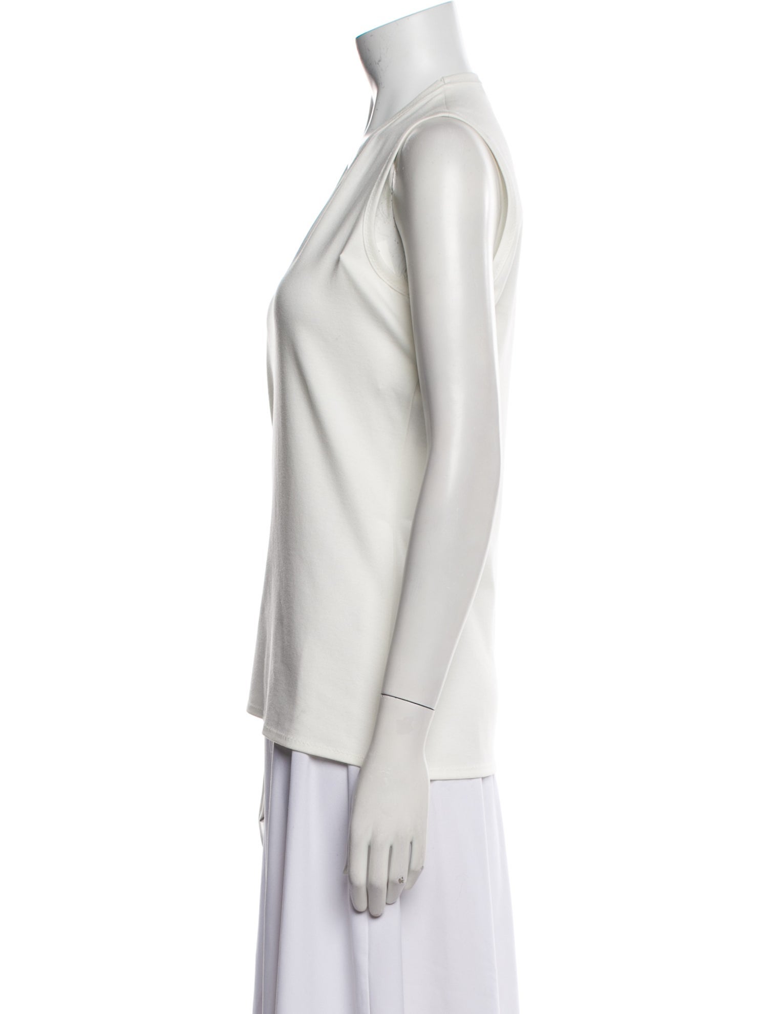 Marie Saint Pierre V-Neck Sleeveless Top