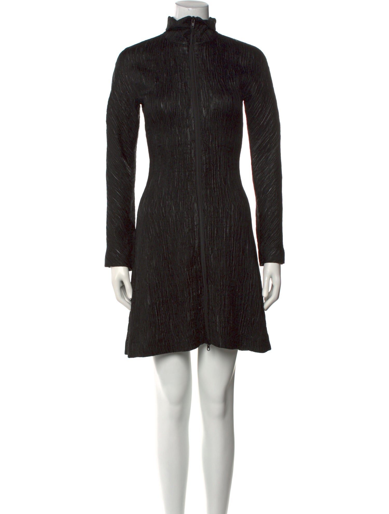 Marie Saint Pierre Turtleneck Mini Dress