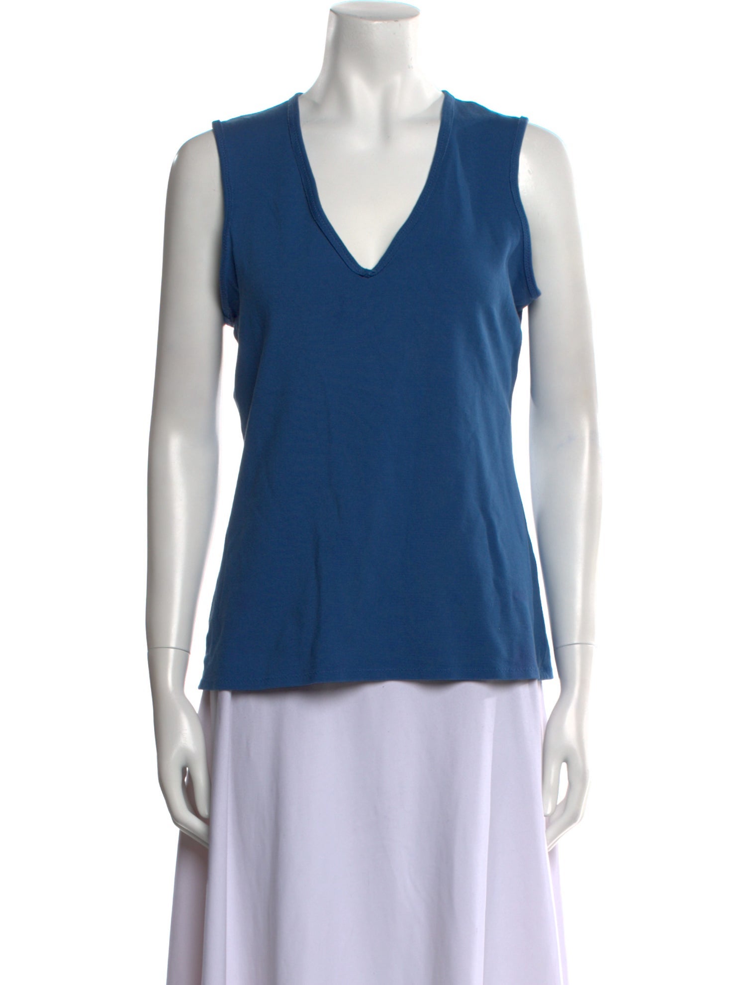 Marie Saint Pierre V-Neck Sleeveless Top