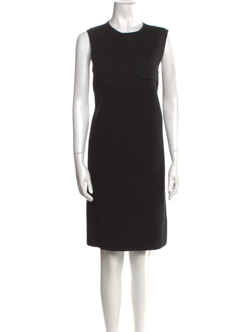 Marie Saint Pierre Crew Neck Knee-Length Dress