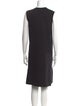Marie Saint Pierre Crew Neck Knee-Length Dress