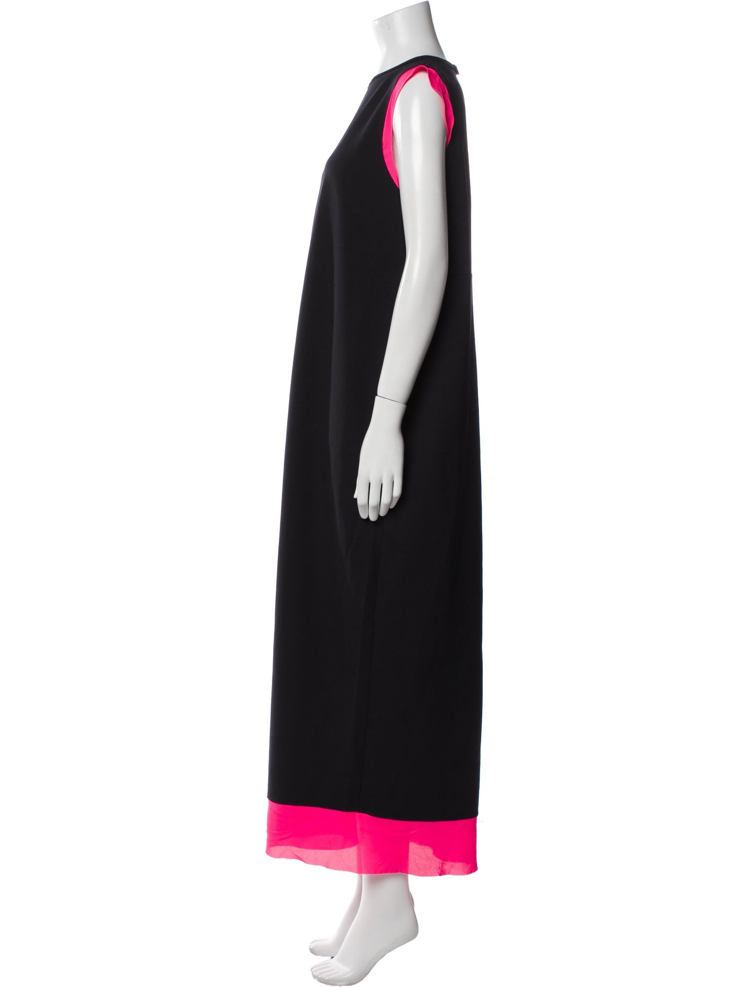 Marie Saint Pierre Crew Neck Long Dress