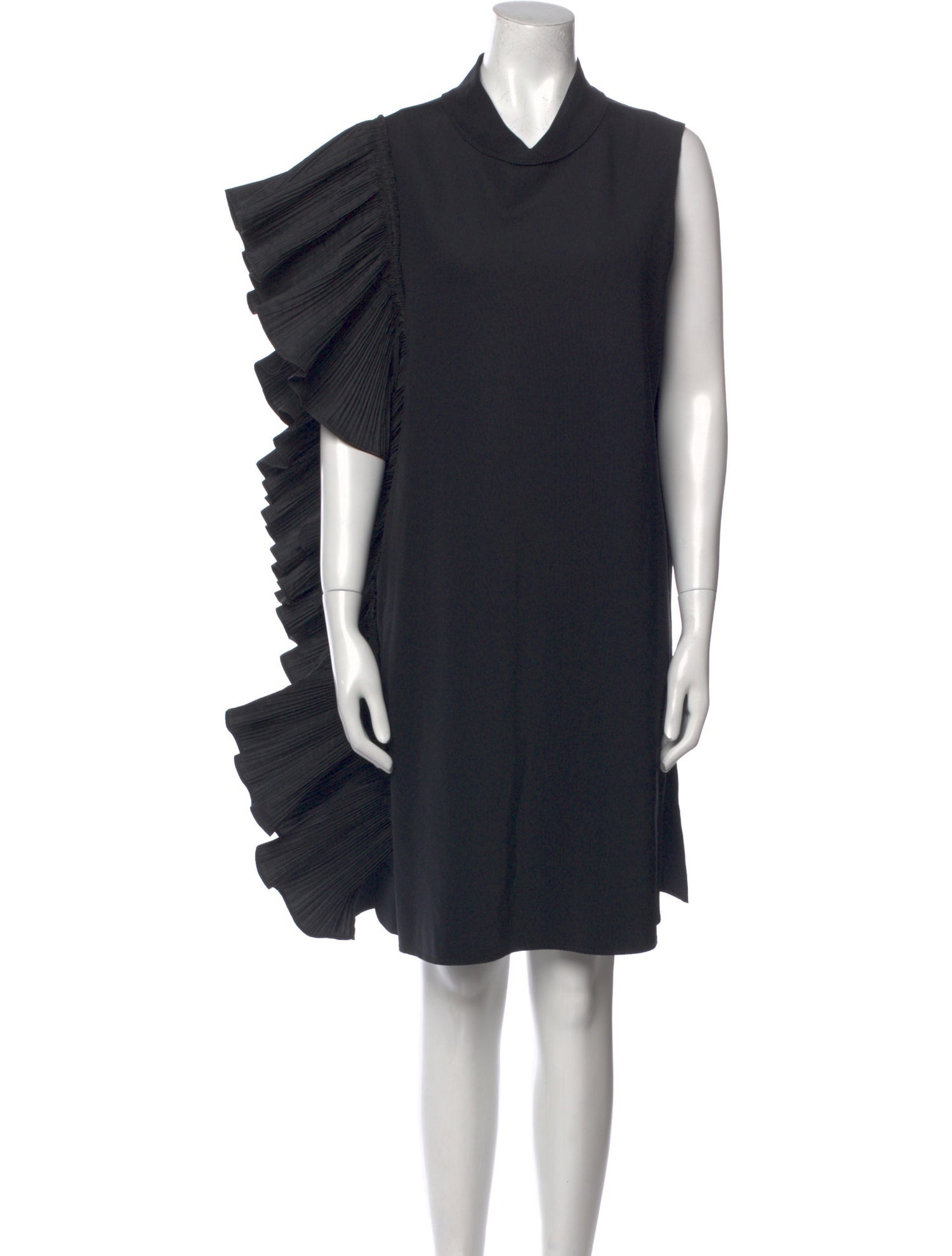 Marie Saint Pierre Cowl Neck Mini Dress