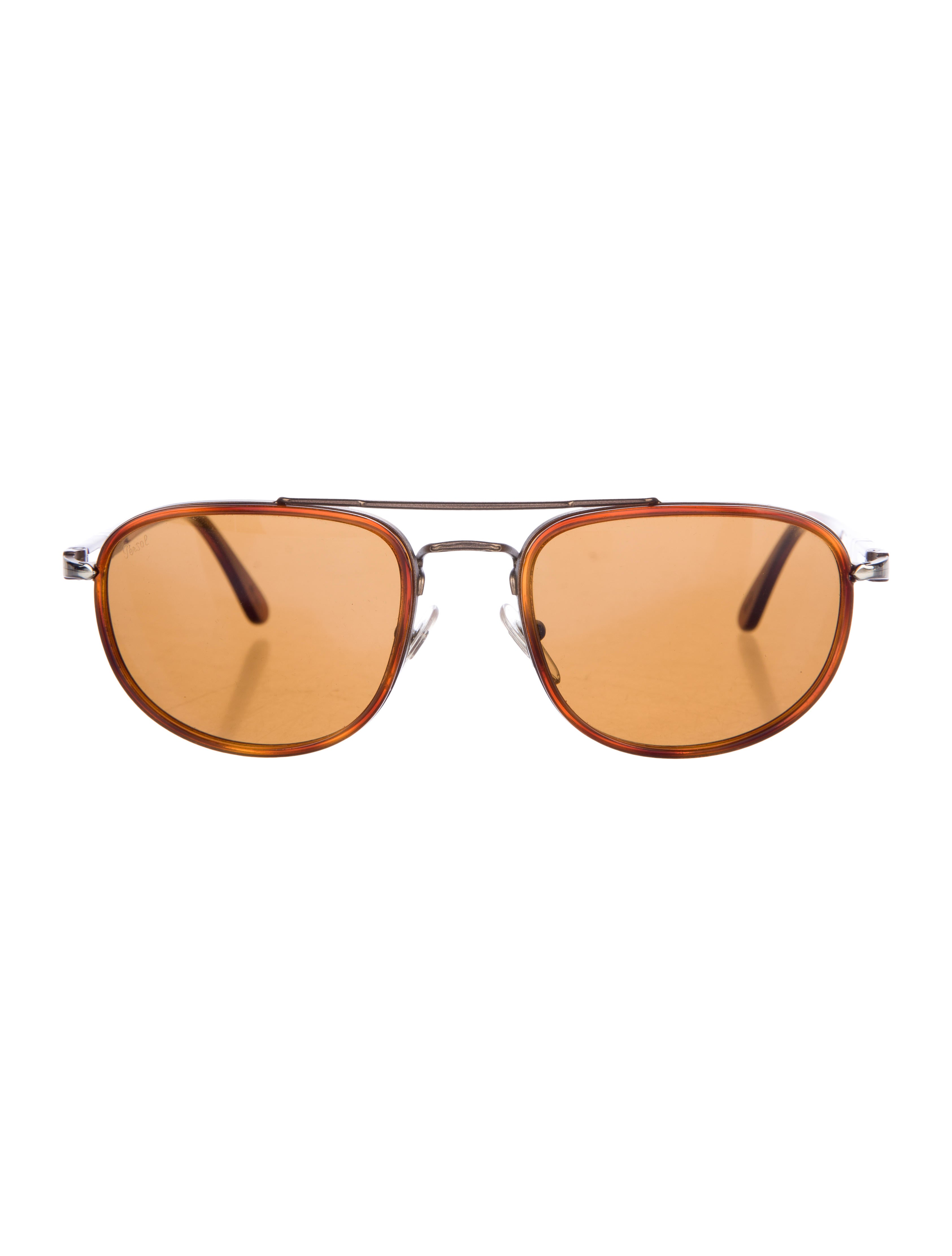 Persol Tinted Aviator Sunglasses