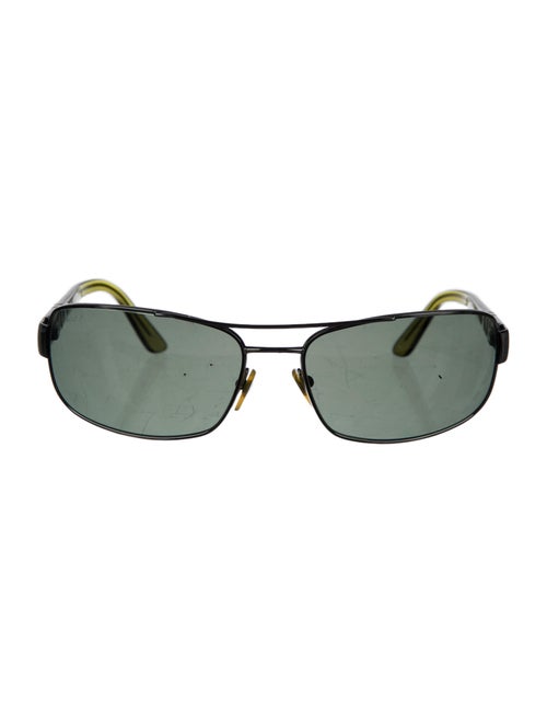Persol Square Polarized Sunglasses silver