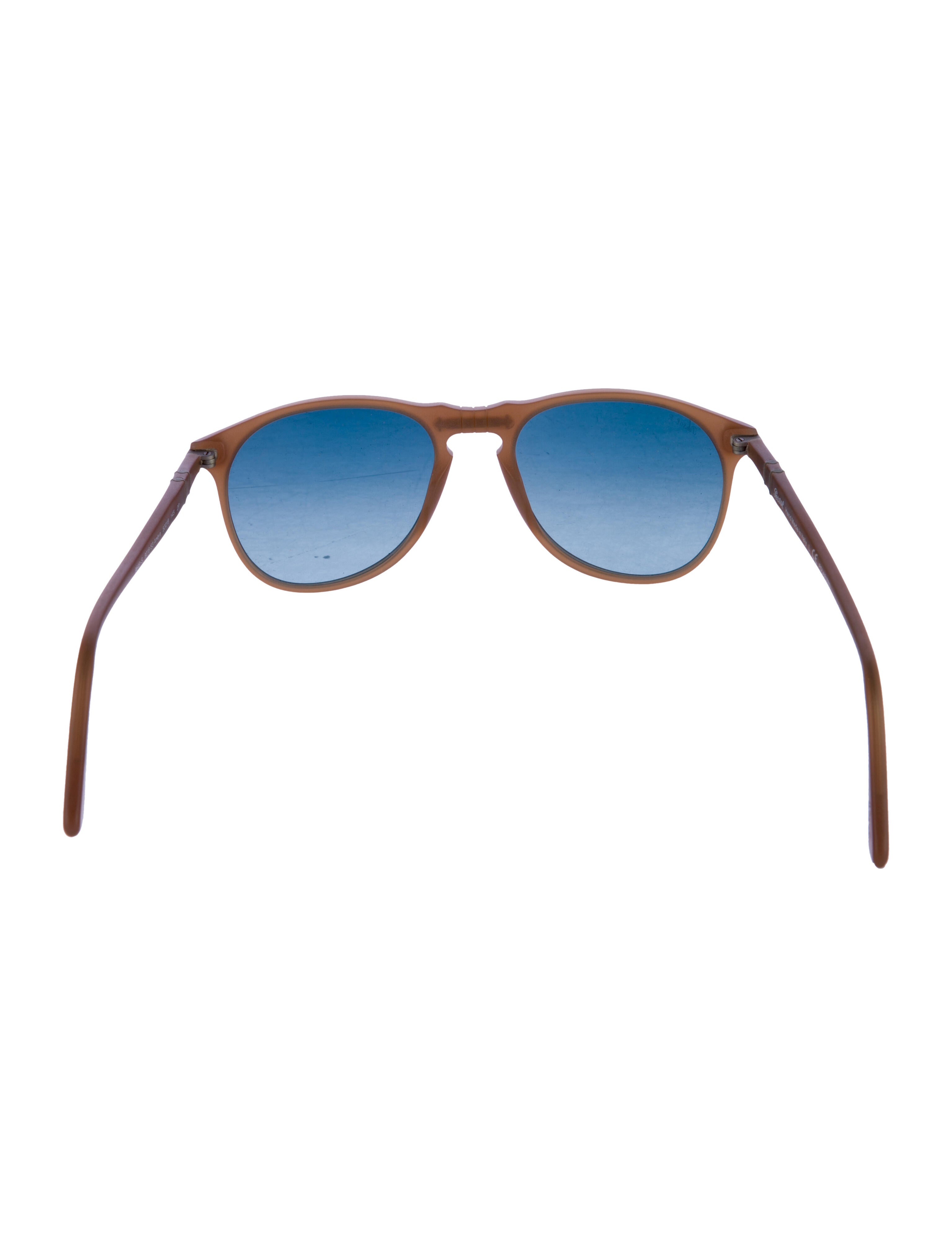 Persol Round Tinted Sunglasses