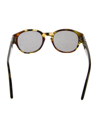 Persol Round Tinted Sunglasses
