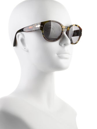 Persol Round Tinted Sunglasses