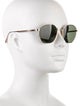 Persol Square Tinted Sunglasses