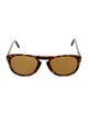 Persol Round Tinted Sunglasses