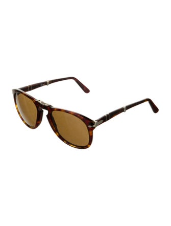 Persol Round Tinted Sunglasses