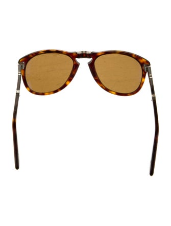 Persol Round Tinted Sunglasses