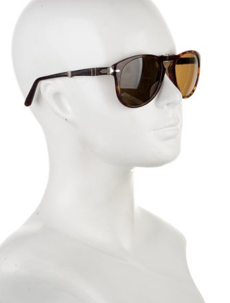 Persol Round Tinted Sunglasses