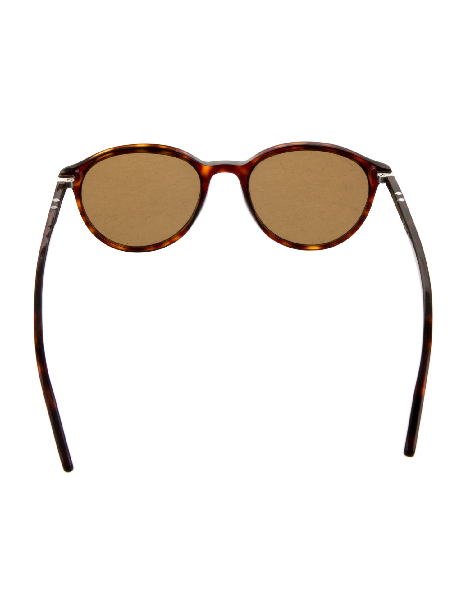 Persol Round Tinted Sunglasses
