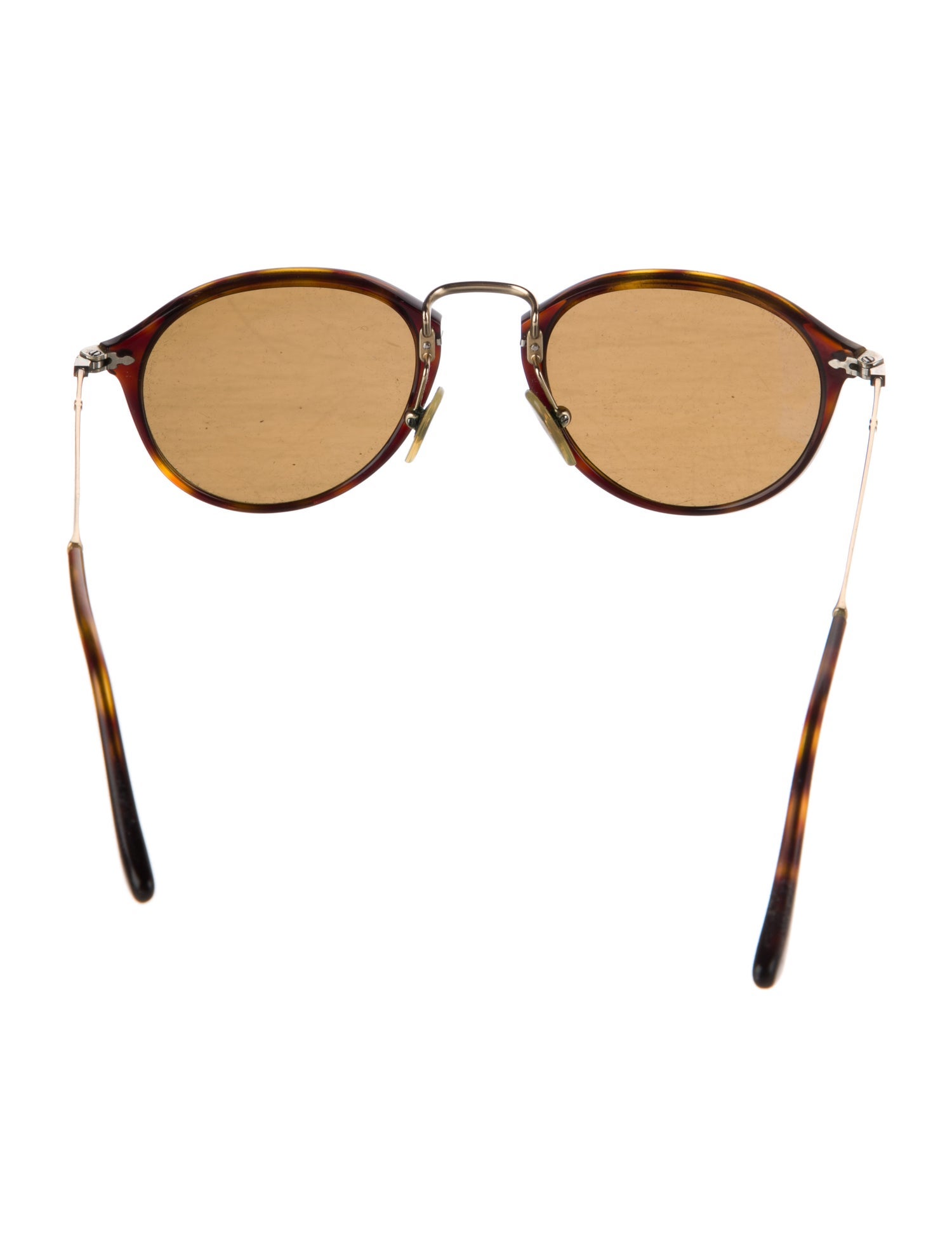 Persol Round Tinted Sunglasses