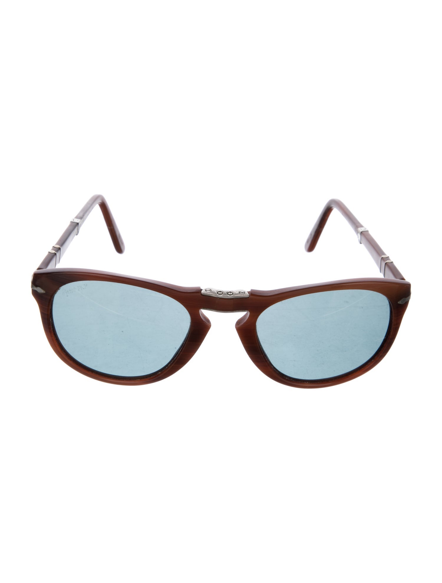 Persol Round Tinted Sunglasses