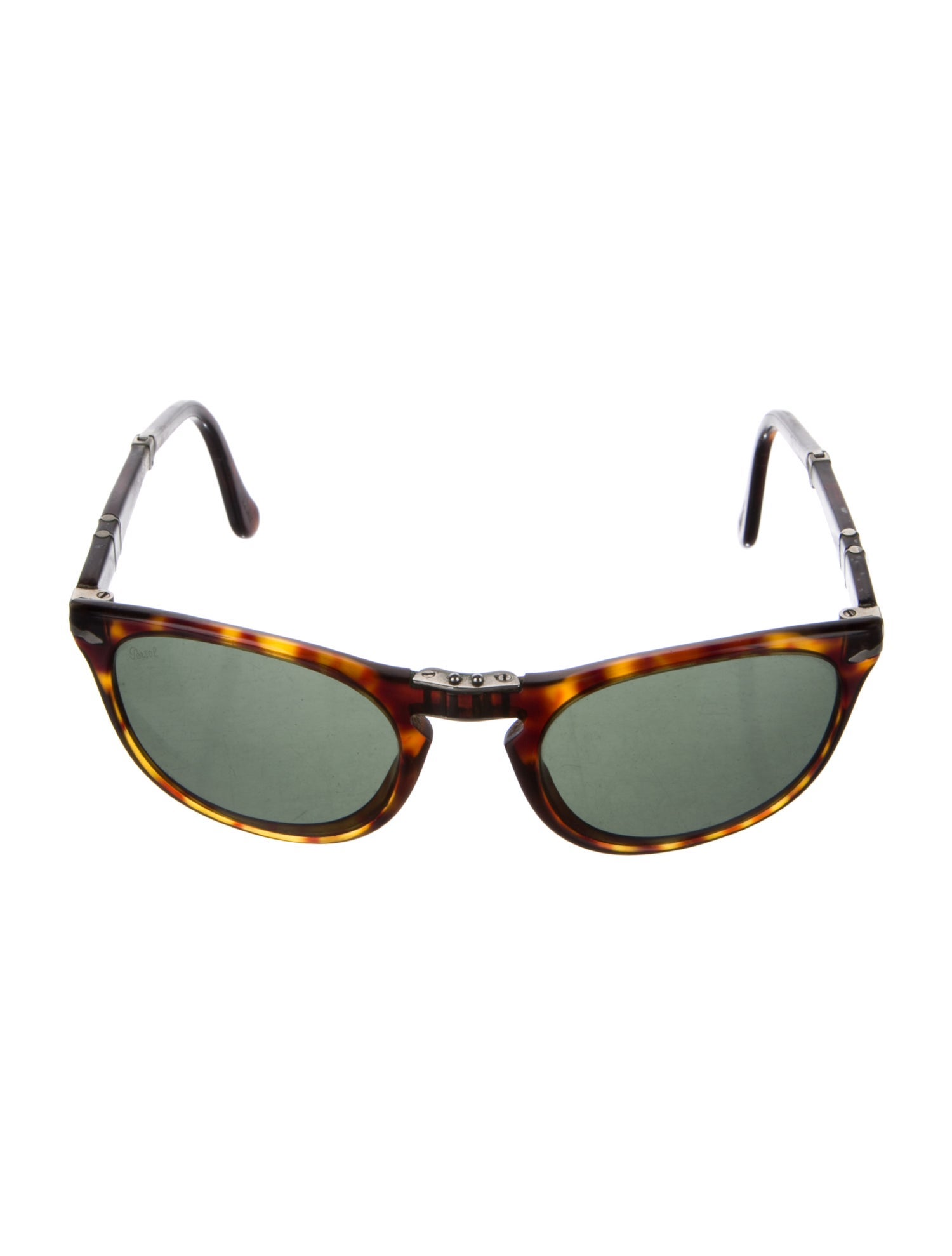 Persol Round Tinted Sunglasses