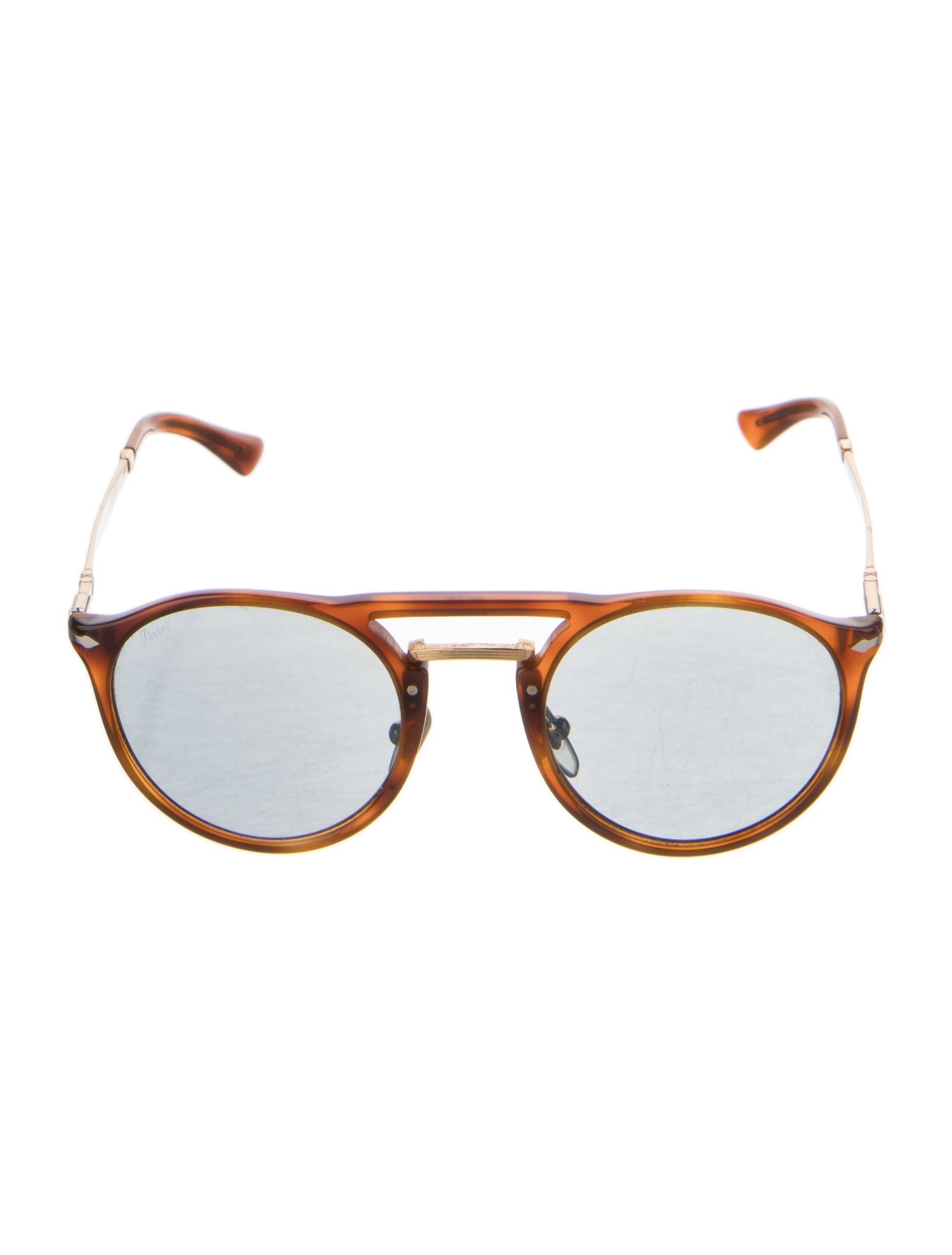 Persol Round Mirrored Sunglasses