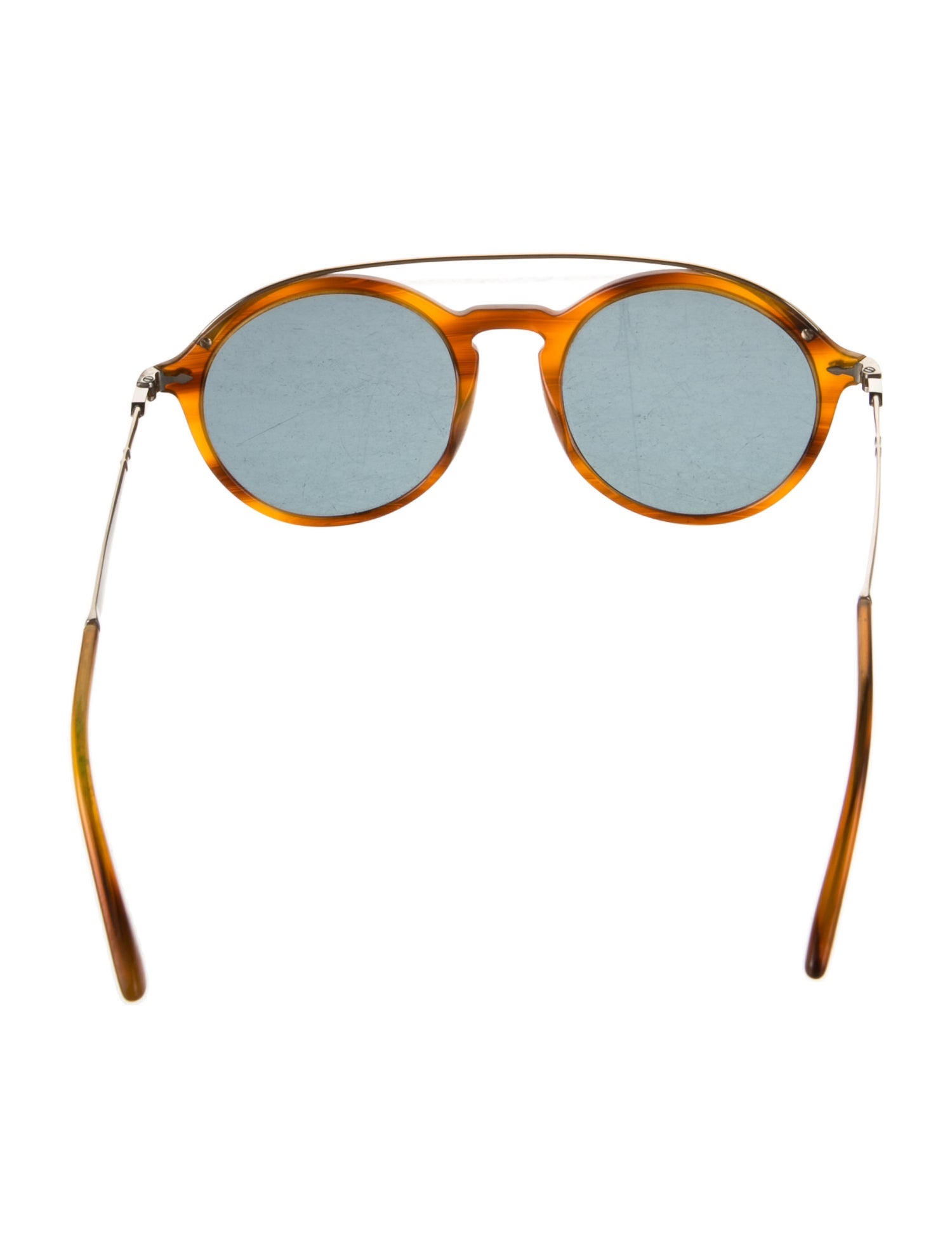 Persol Round Tinted Sunglasses