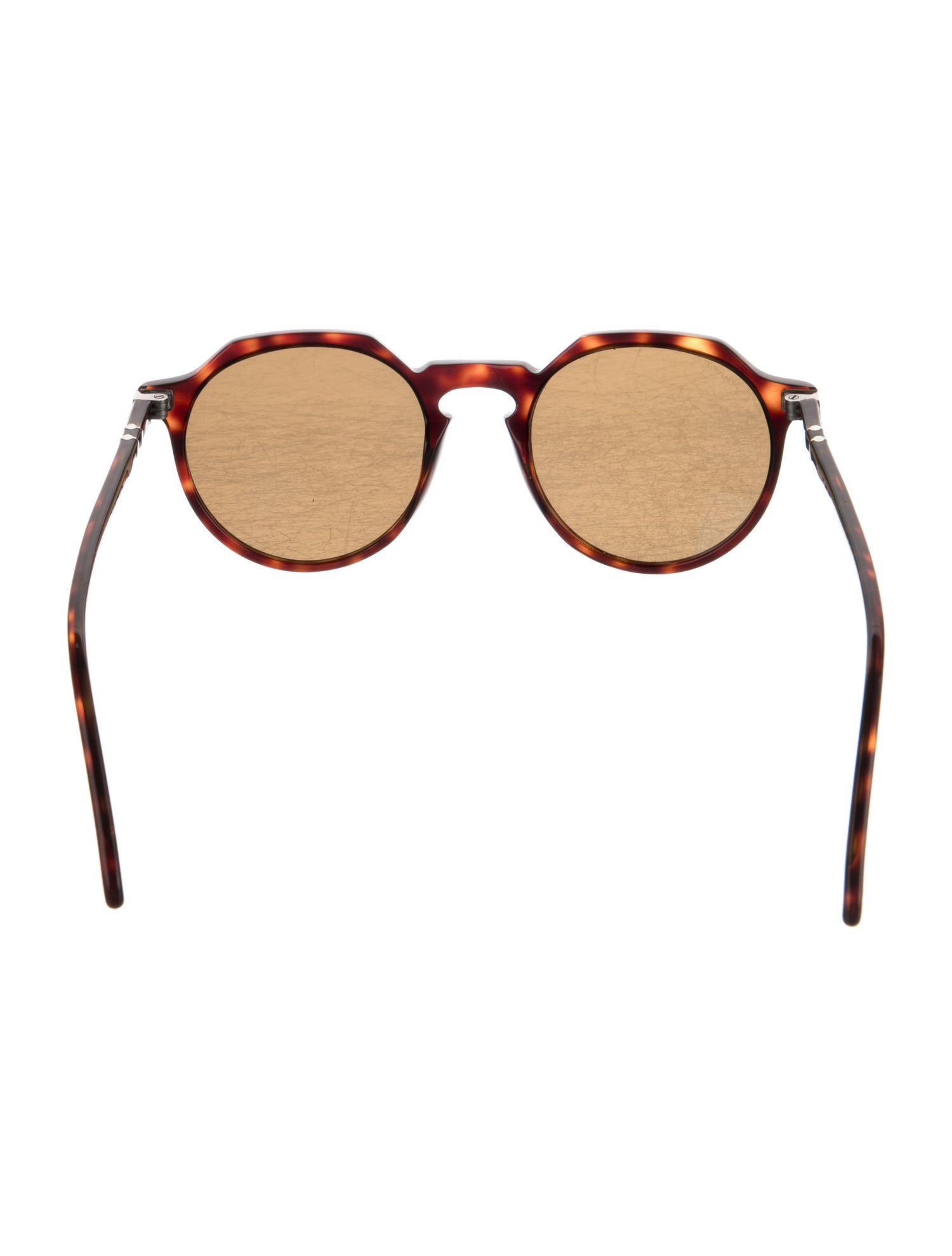 Persol Round Tinted Sunglasses