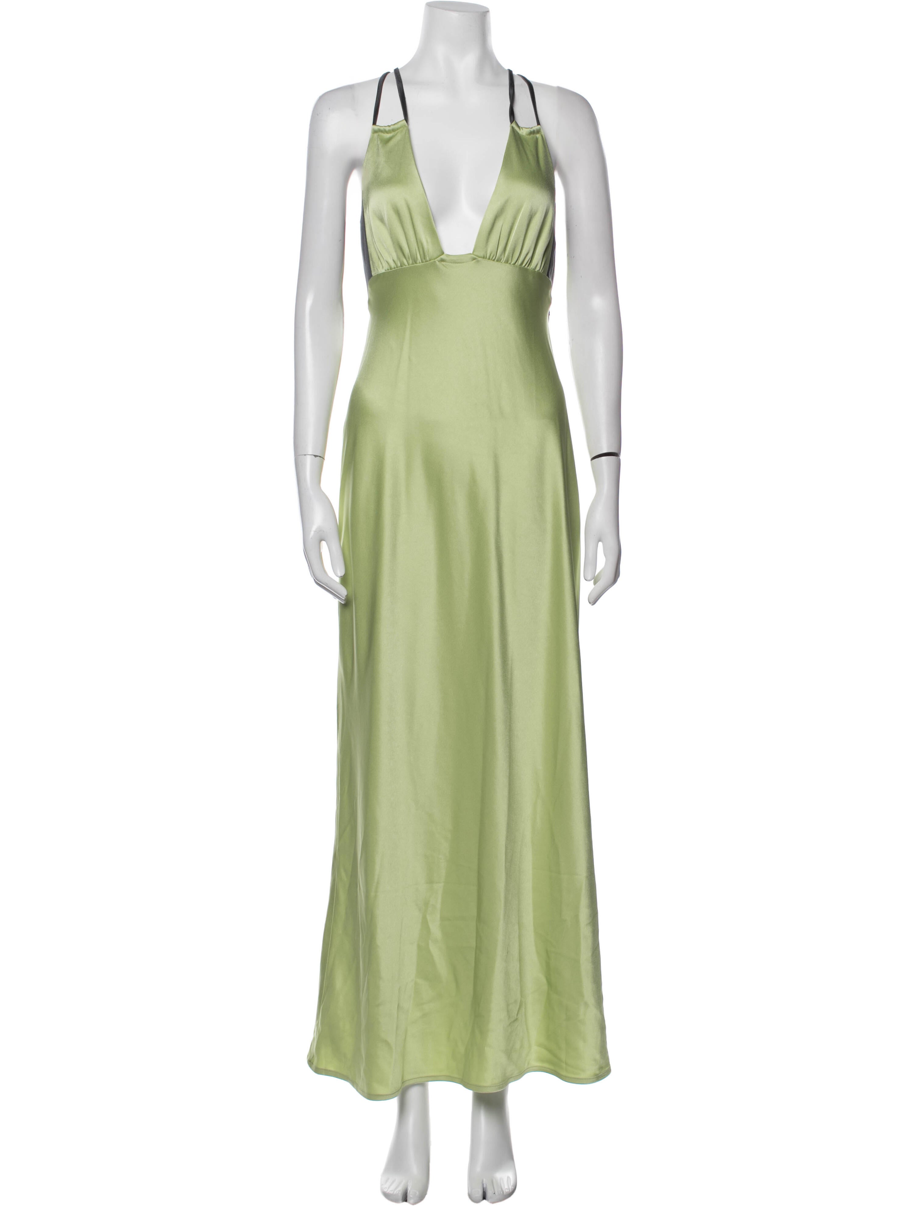Paris Georgia Bernie Long Dress w/ Tags - Green Dresses, Clothing -  PRSGE20235 | The RealReal