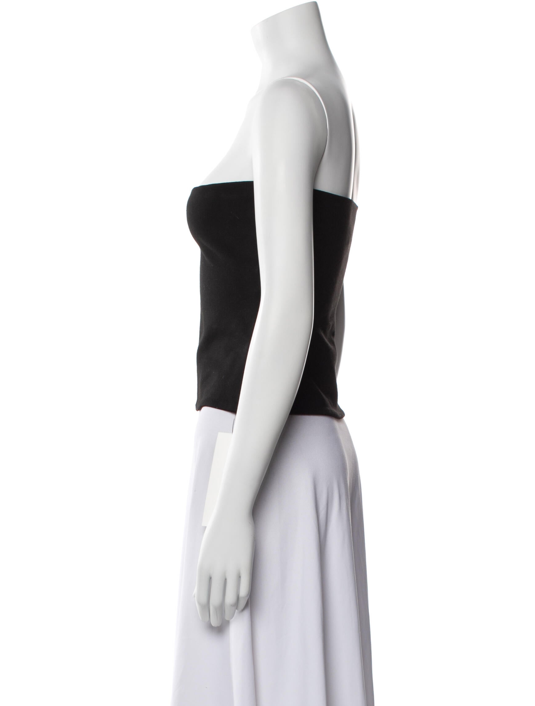 Paris Georgia Strapless Crop Top