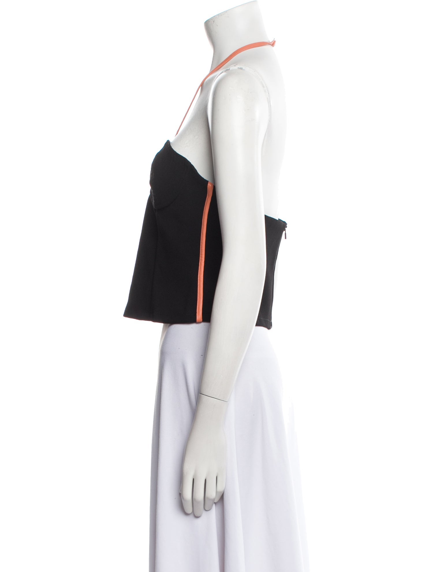 Paris Georgia Halterneck Sleeveless Crop Top