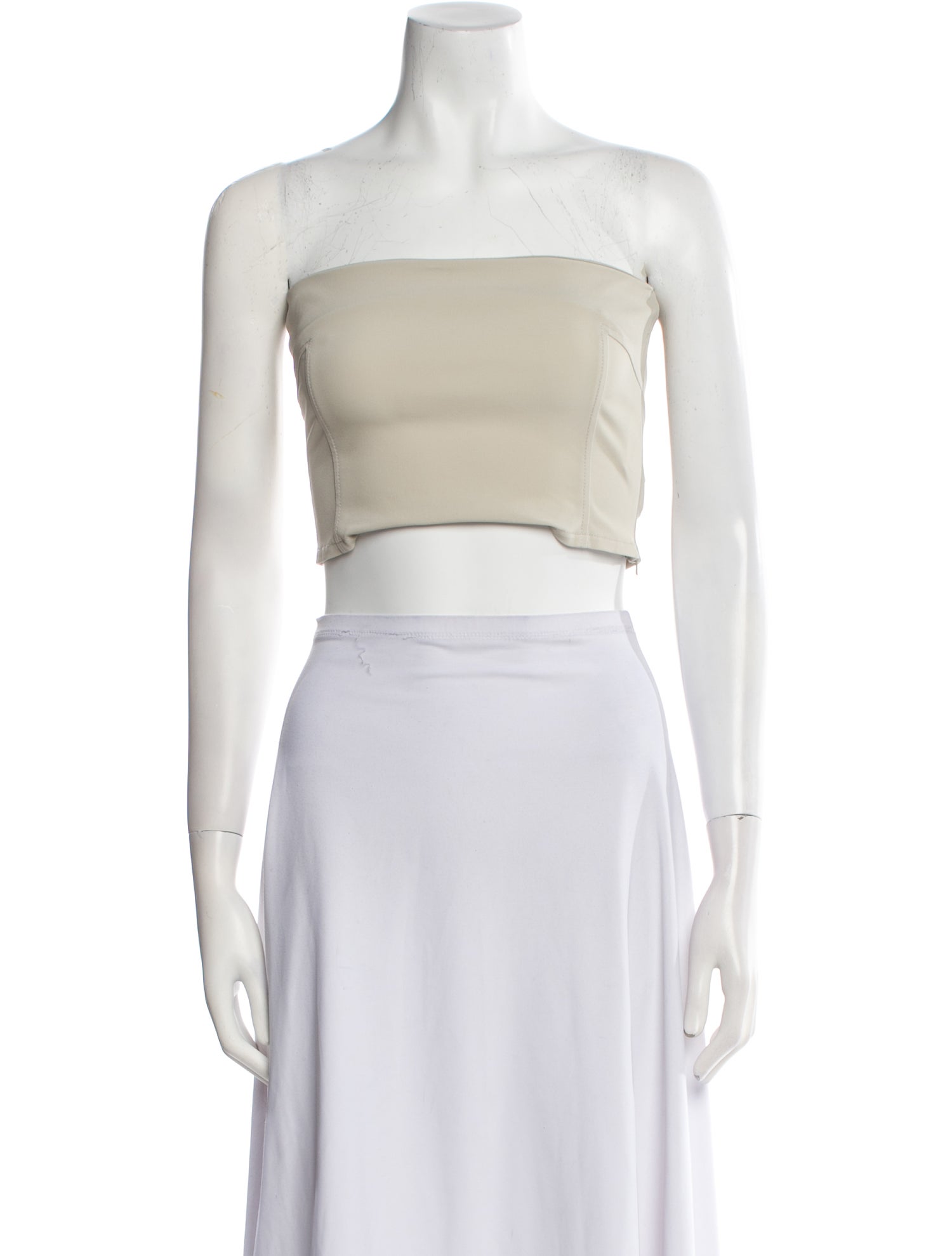 Paris Georgia Strapless Crop Top