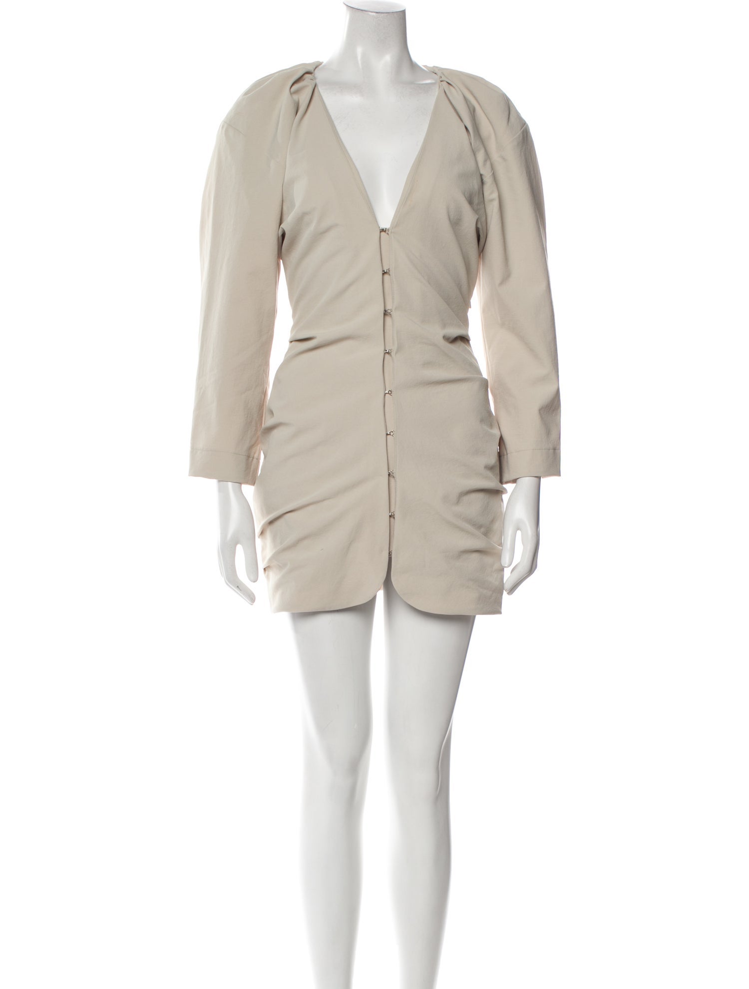 Paris Georgia Plunge Neckline Mini Dress