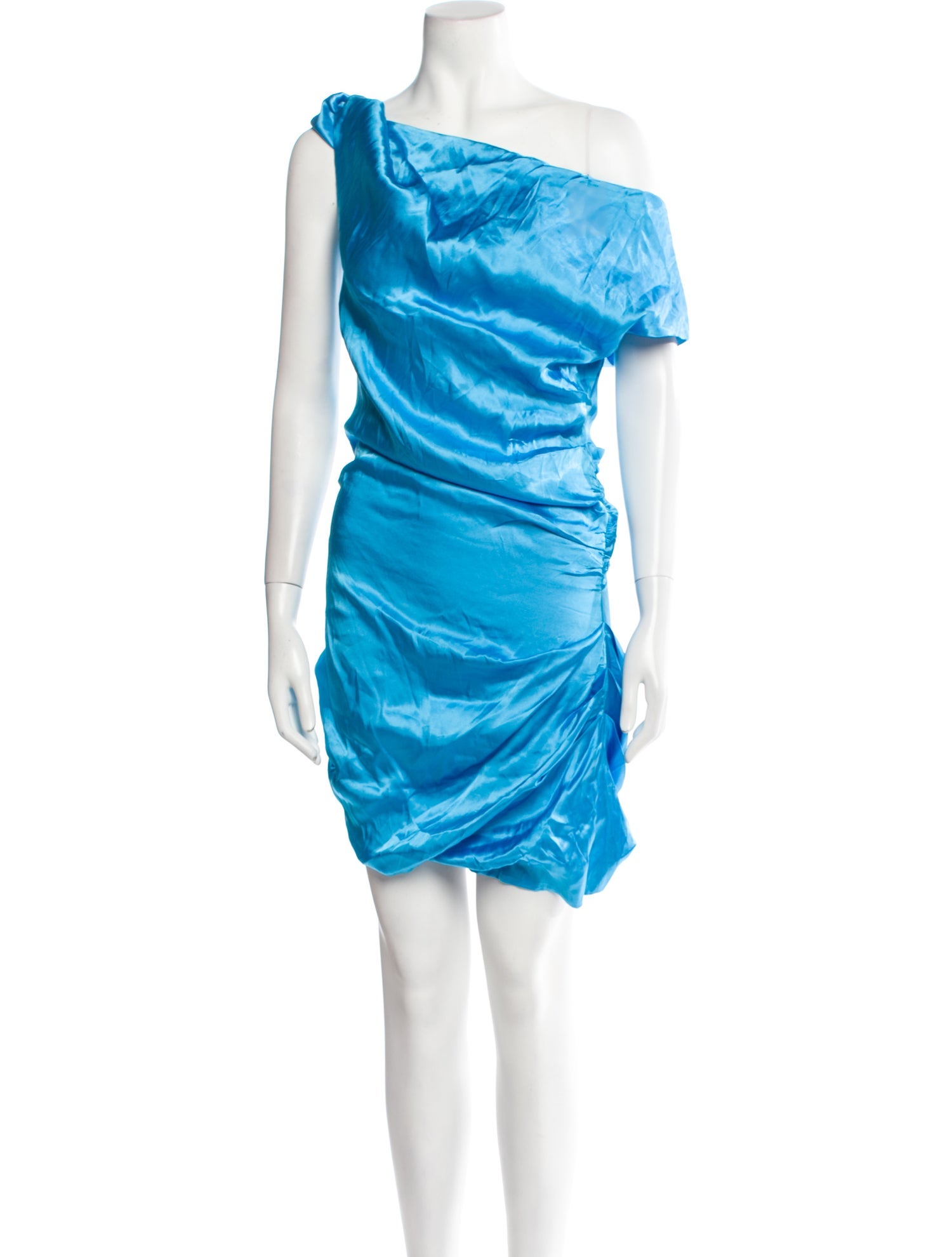 Paris Georgia One-Shoulder Mini Dress w/ Tags